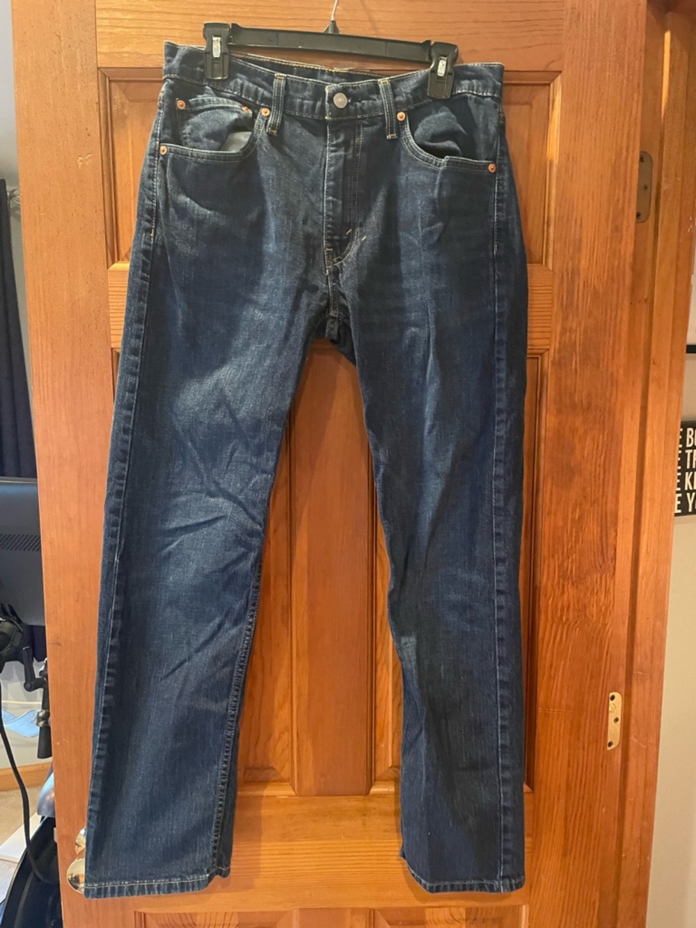 Levi's Men's Dark Blue Straight Jeans
